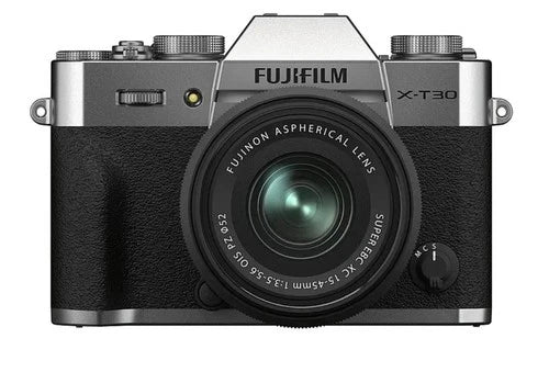 Fujifilm - X-T30 Il Mirrorless Camera with XC 15-45mm Lens Kit - Silver