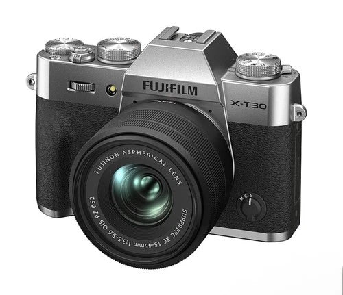 Fujifilm - X-T30 Il Mirrorless Camera with XC 15-45mm Lens Kit - Silver