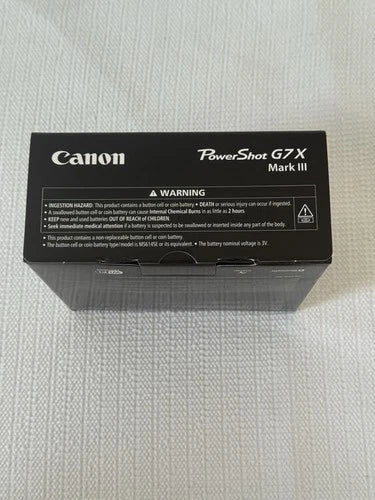 Canon PowerShot G7 X Mark III - 20.1MP Digital Camera - Black FREE FAST SHIPPING