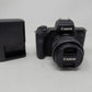 Canon EOS M50 Mark II 24.1MP Black Digital Camera With Battery & Charger