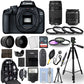 Canon EOS 4000D / Rebel T100 DSLR Camera + 18-55mm + 75-300mm + 30 Piece Bundle