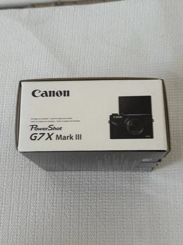 Canon PowerShot G7 X Mark III - 20.1MP Digital Camera - Black FREE FAST SHIPPING