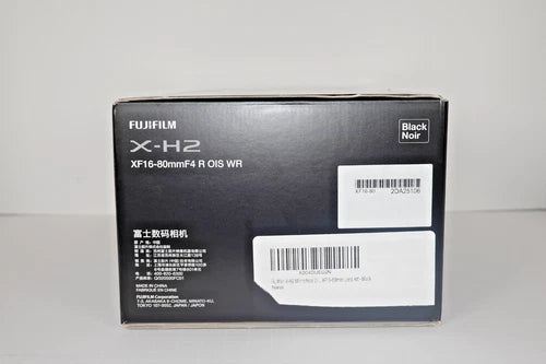 FUJIFILM X-H2 Mirrorless Camera + XF16-80mm F4 R OIS WR Lens 40MP APS-C Kit NIB